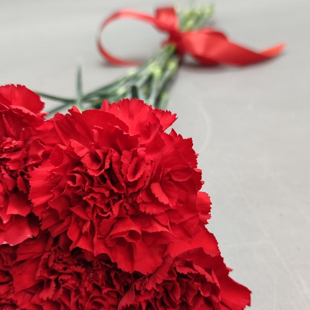 Польский ритуальный букет «Dwanaście Goździków» два-насти гвоздиков