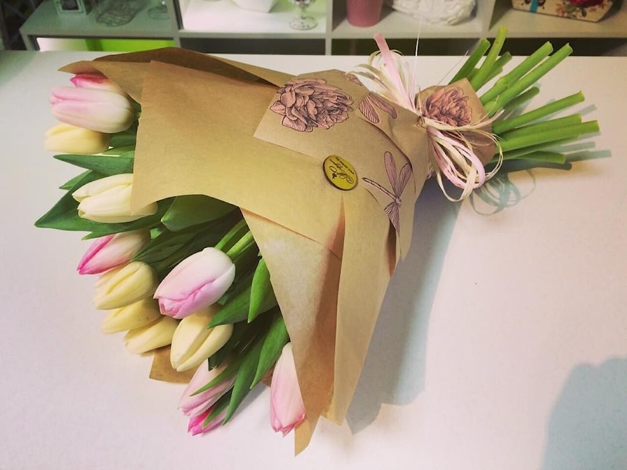 Букет тюльпан "Выше радуги"