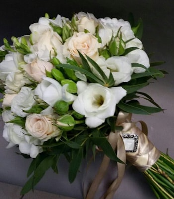 Свадебный букет невесты "Из Фрезии " купить в Полоцке, Новополоцке  