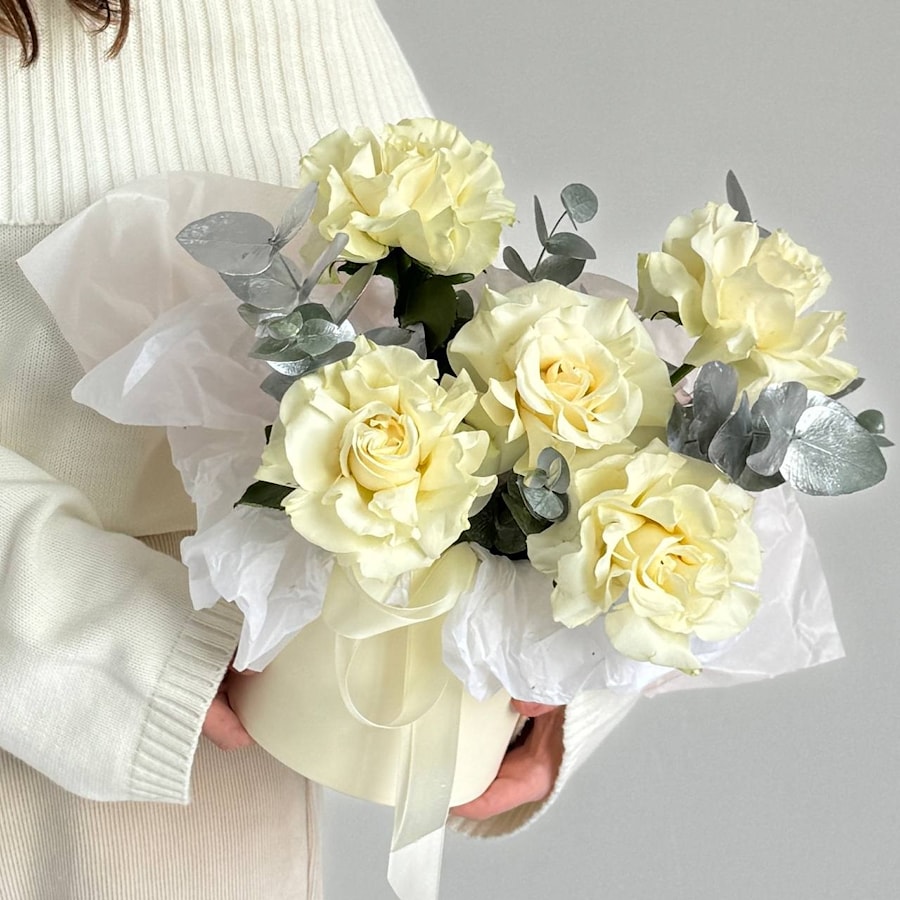 Цветочная коробка "Французский шарм"