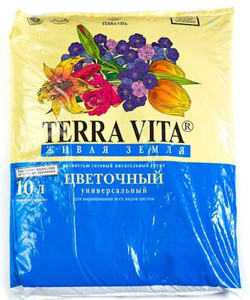 Грунт Terra vita для цветочных комнатных растений   