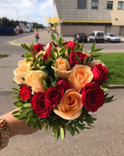 Свадебный букет "Любимая Роза" купить в Полоцке, Новополоцке