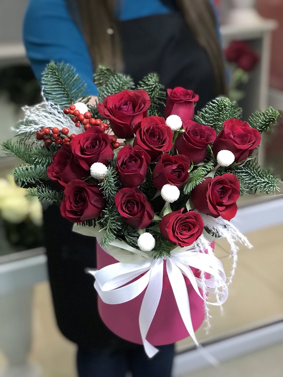 Букет "Новогодняя Роза"