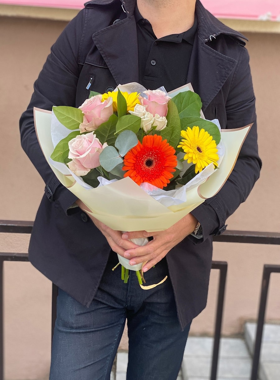 Букет "Красная роза"