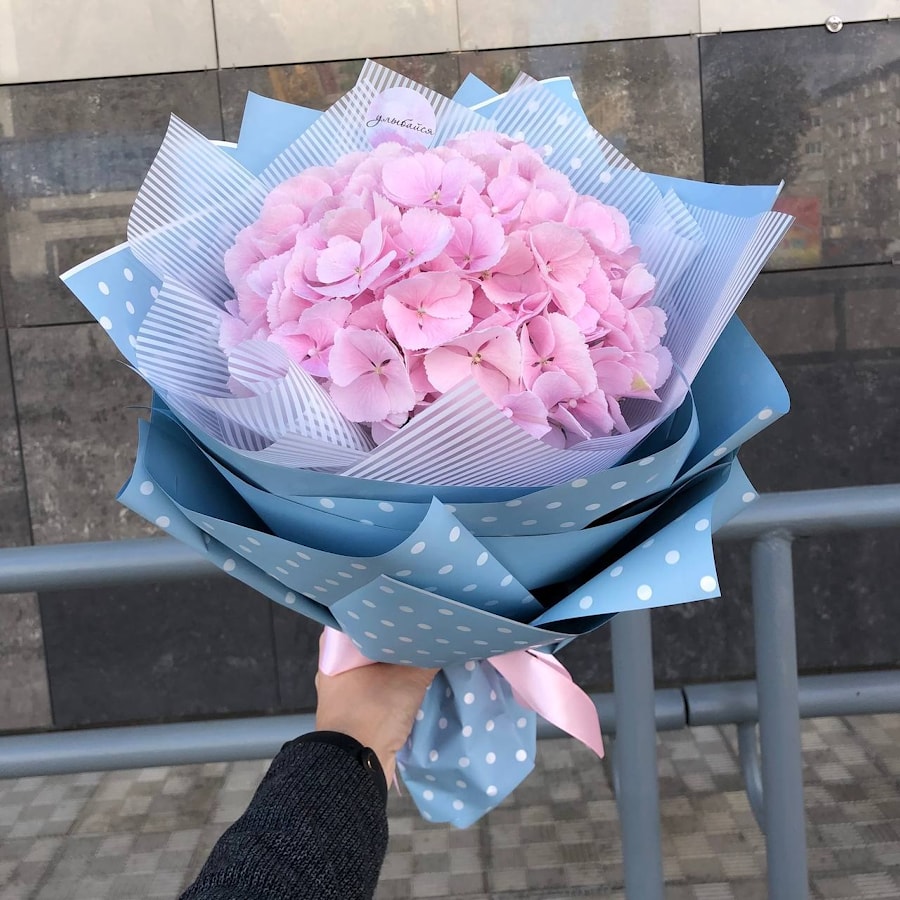 Букет №72 "Стильная Гортензия"