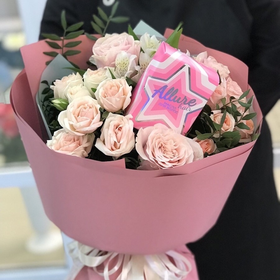 Масло "Allure Beauty" и Букет Роз