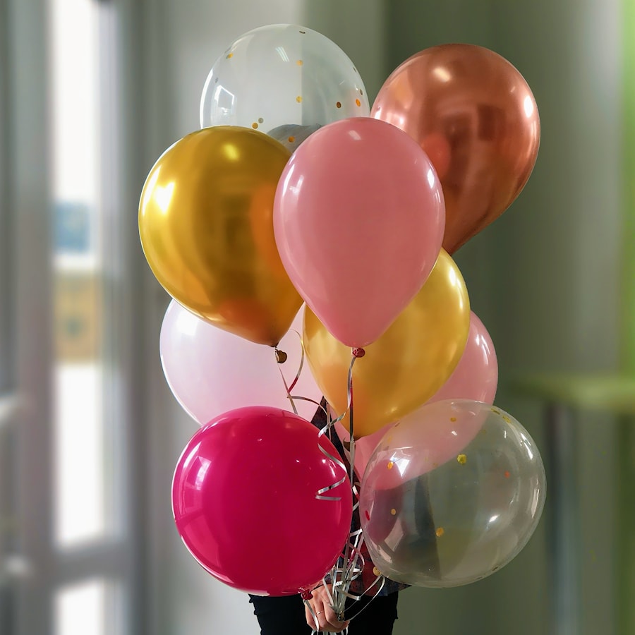 Гелиевые шары 9 штук